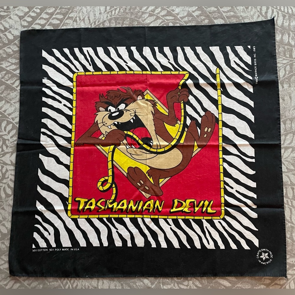 Vintage Tasmanian Devil Bandana